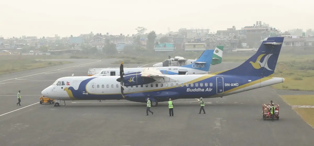Nepalgunj Airport bad weather and fog - Aviation in Nepal