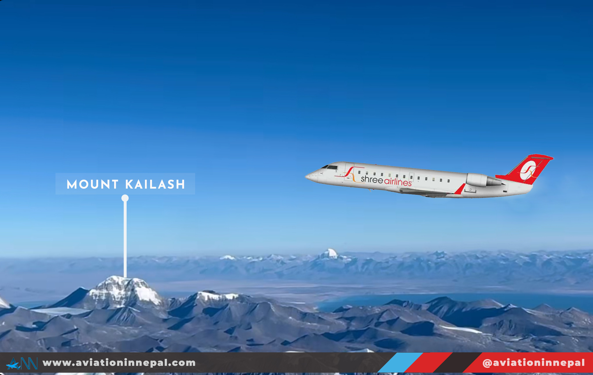 Shree Airlines Kailash Mansarovar Mountain Flight - Aviation in Nepal