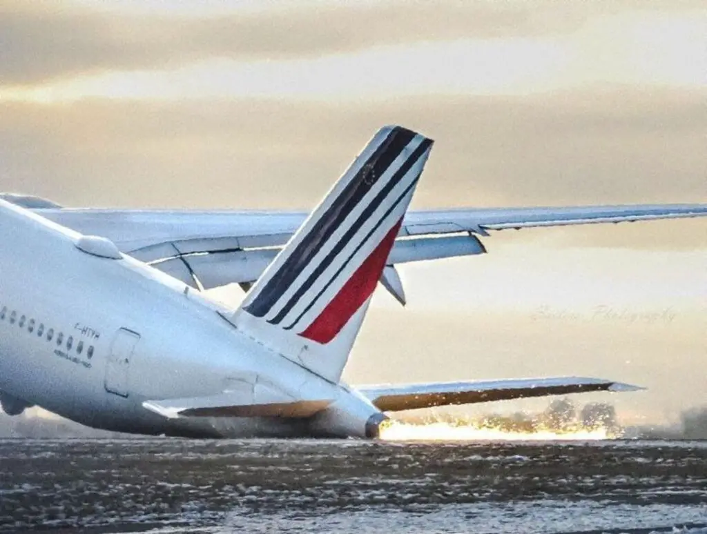 Air France Airbus A350 Tail Strike - Aviation in Nepal