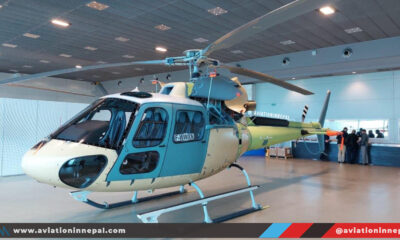 Manang Air new Airbus AS350 Helicopter - Aviation in Nepal (Copyright)