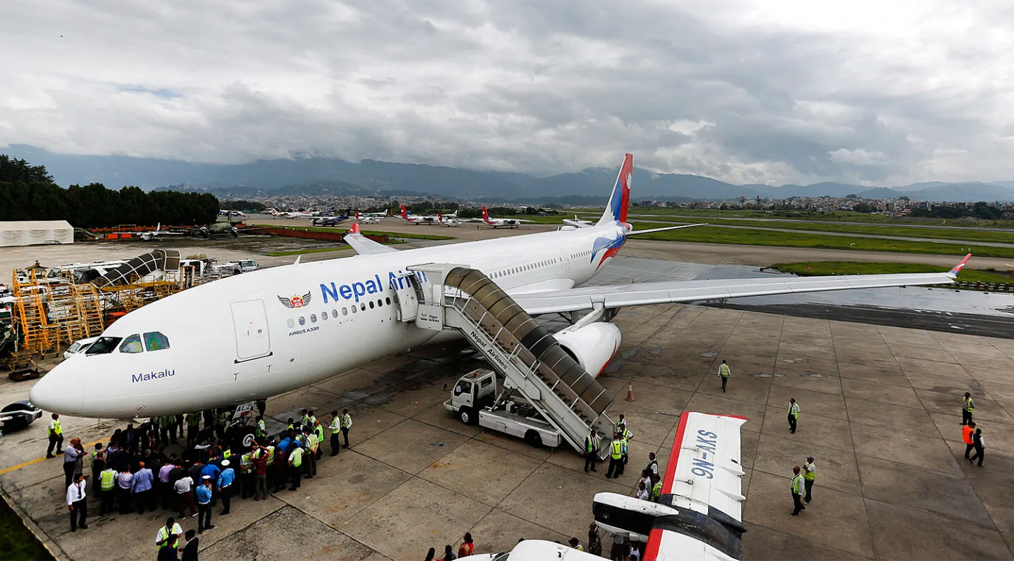 Nepal Airlines Widebody Airbus A330 - Aviation in Nepal