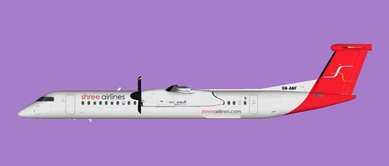 Shree Airlines Dash 8 - Aviation in Nepal