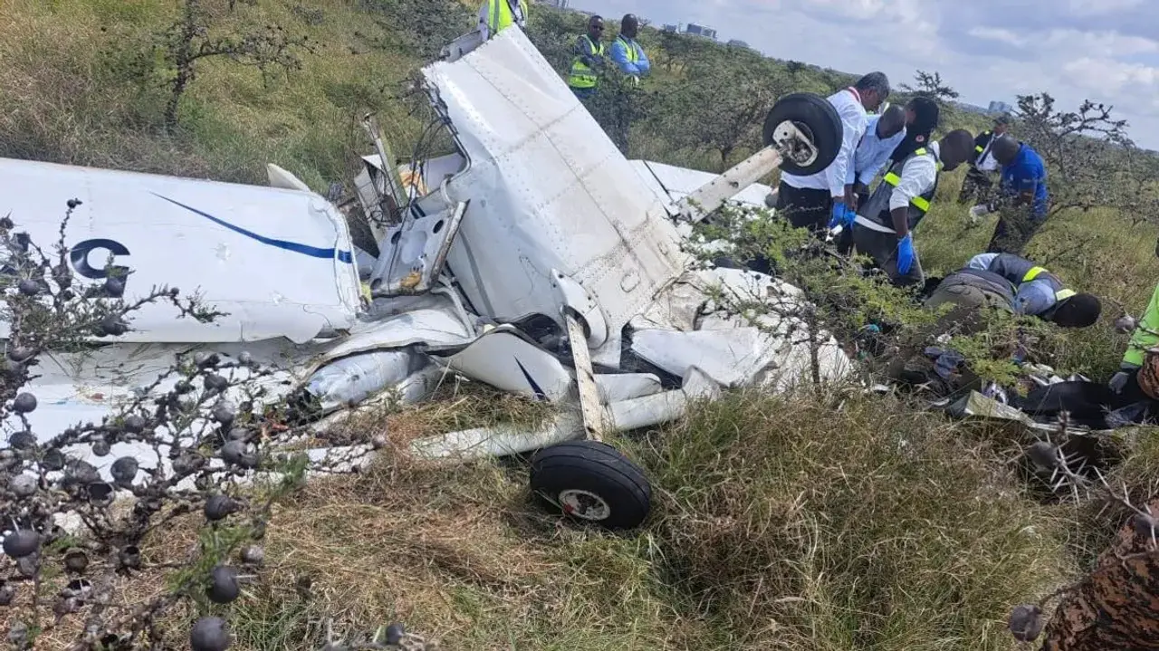 Aircraft mid air collision in Kenya - Aviation in Nepal (Internet Photo)