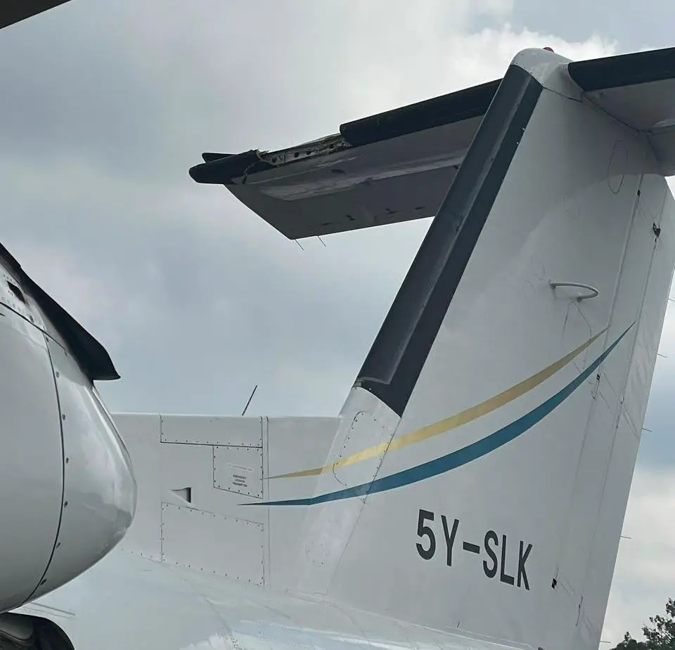 Mid Air Collision crash in Kenya Dash 8 - Aviation in Nepal (Internet Photo)