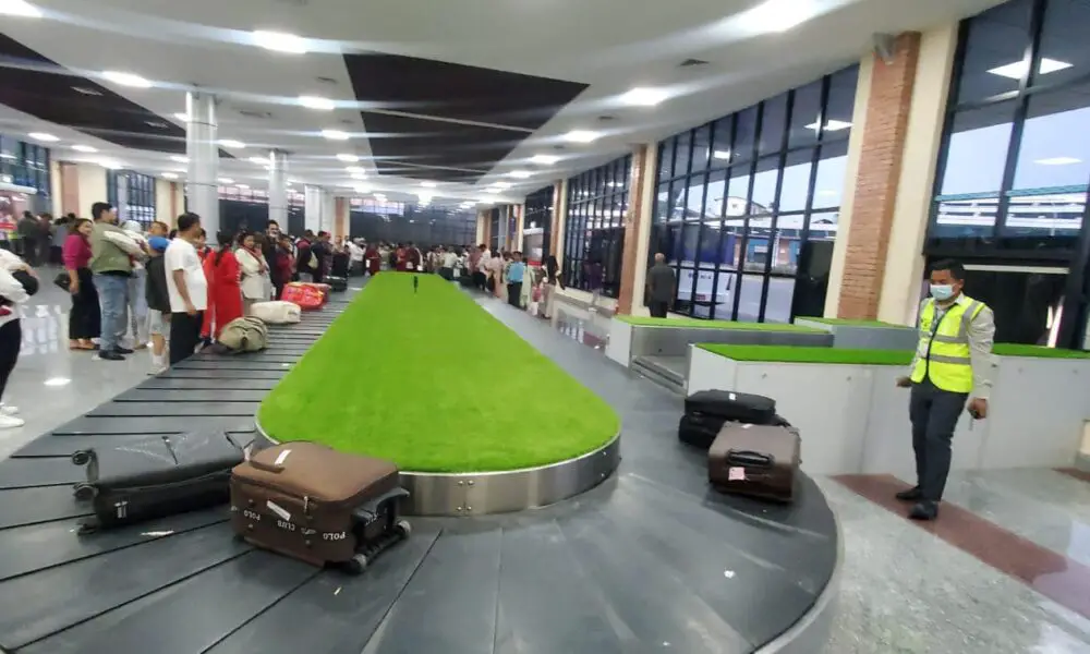Baggage Claim at Tribhuvan International Airport - Aviation in Nepal