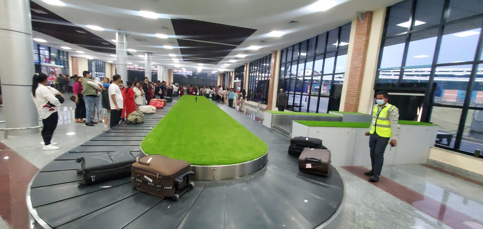 Baggage Claim at Tribhuvan International Airport - Aviation in Nepal