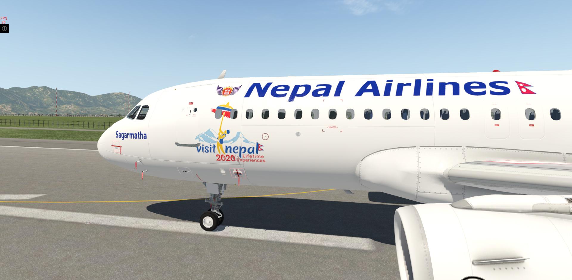 Nepal Airlines Airbus A320 '9N-AKW' Sagarmatha - Aviation in Nepal