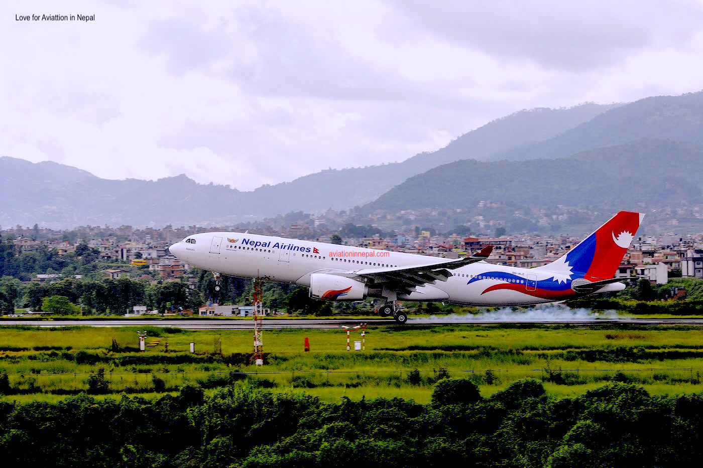 Nepal Airlines Airbus A330 - Aviation in Nepal