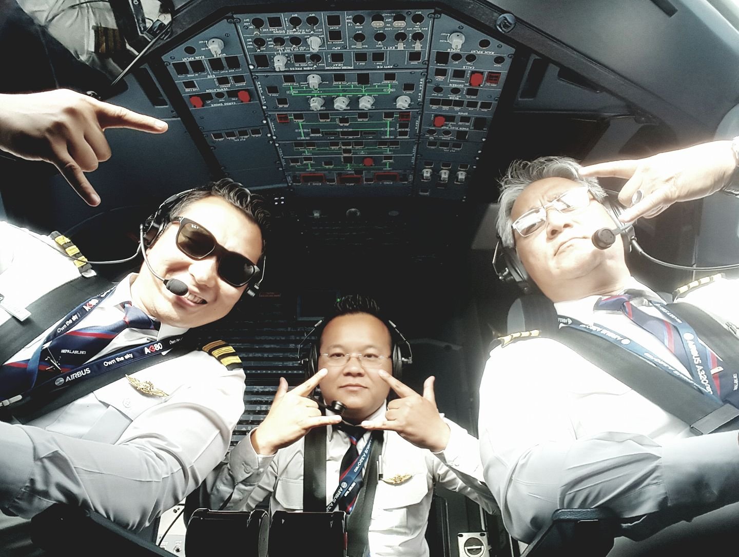 Capt. Deepu Jwarchan and Capt. Vijay Lama Nepal Airlines - Aviation in Nepal