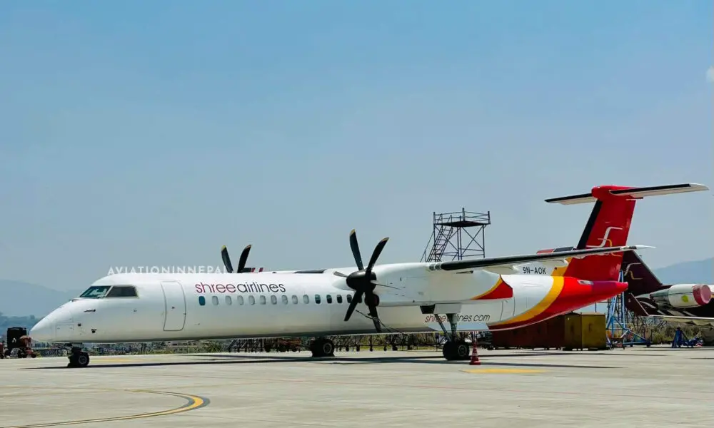 Shree Airlines Dash 8 - Aviation in Nepal