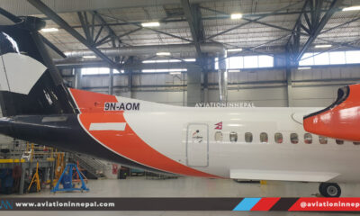 Shree Airlines New Dash 8 aircraft 9N-AOM - Aviation in Nepal (Copyright Reserved)