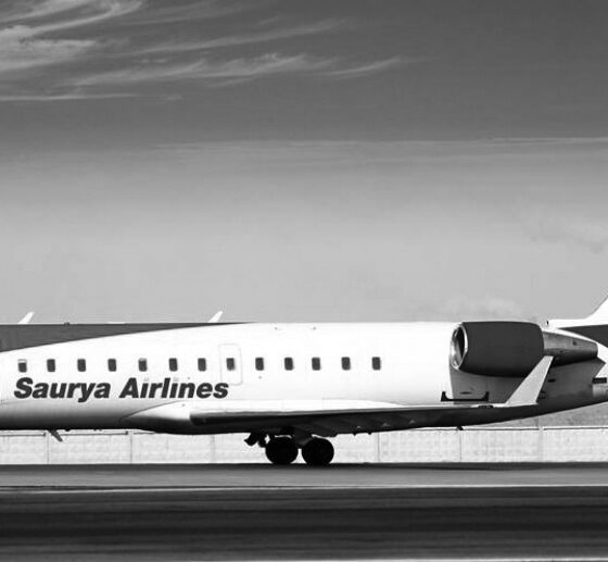 Saurya Airlines CRJ aircraft - Aviation in Nepal (Internet Photo)