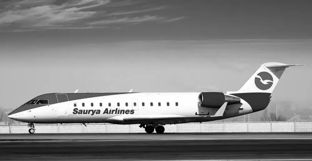 Saurya Airlines CRJ aircraft - Aviation in Nepal (Internet Photo)