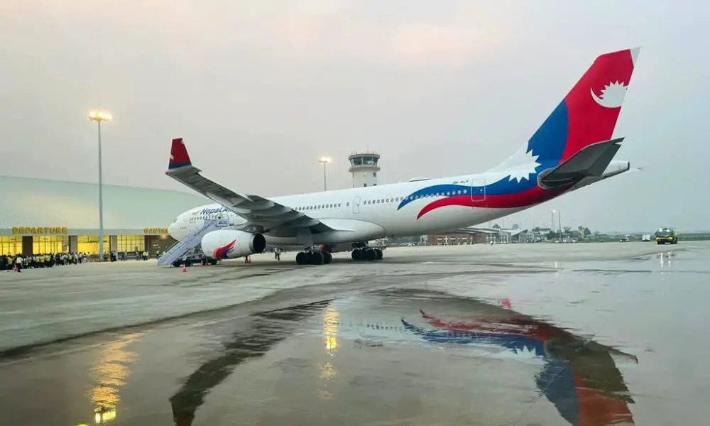 Nepal Airlines Gautam Buddha International Airport - Aviation in Nepal