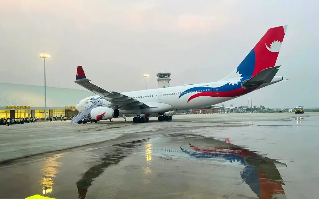 Nepal Airlines Gautam Buddha International Airport - Aviation in Nepal